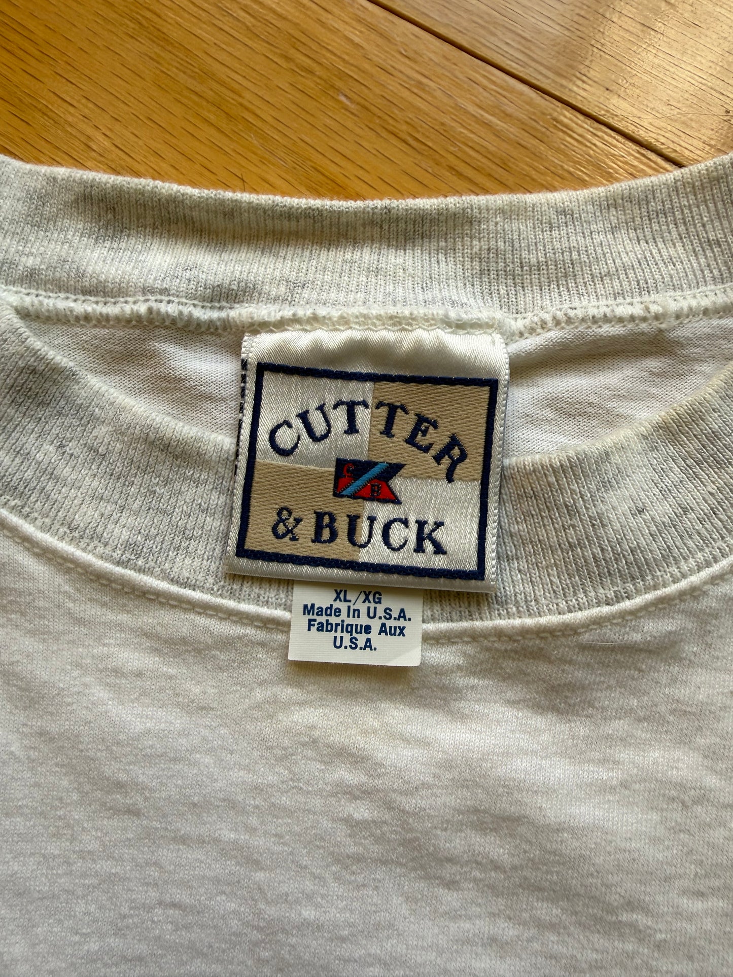 Vintage Cutter & Buck Catch & Release Tee. Size XL