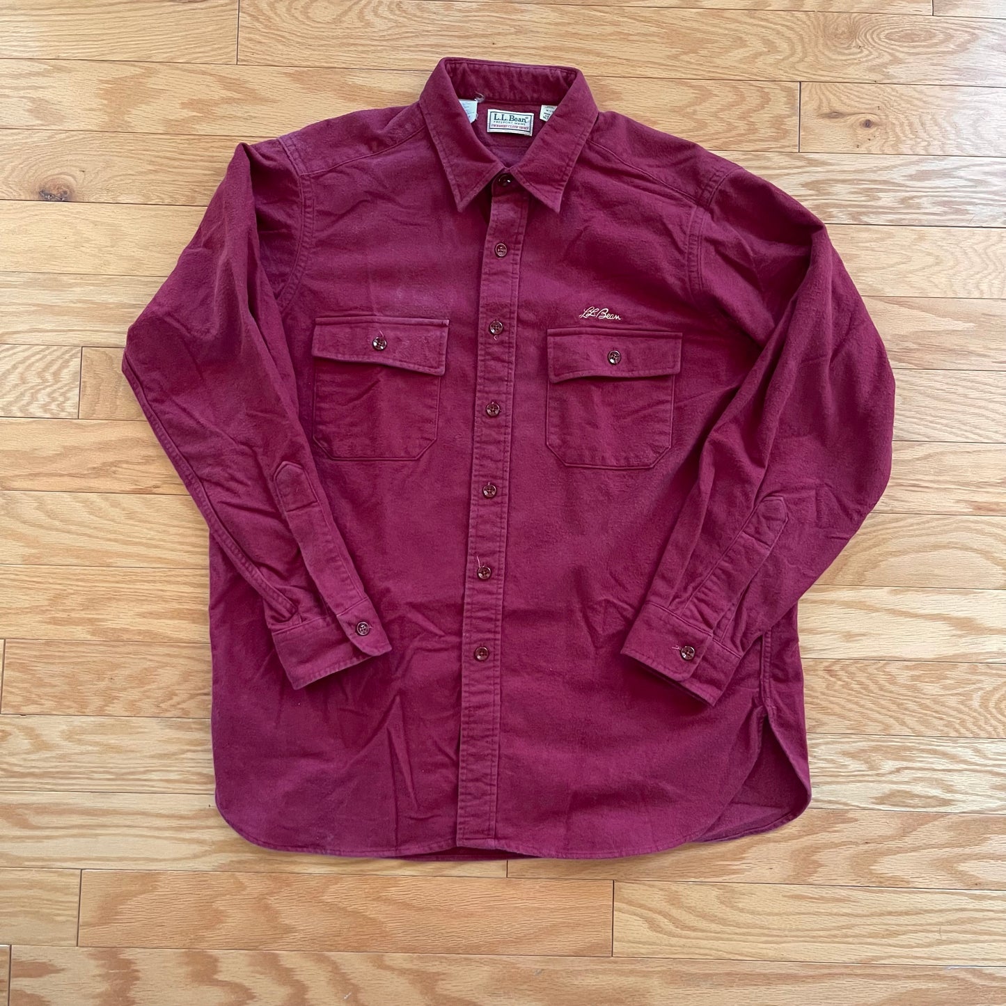 Vintage L.L. Bean Embroidered Chamois Shirt