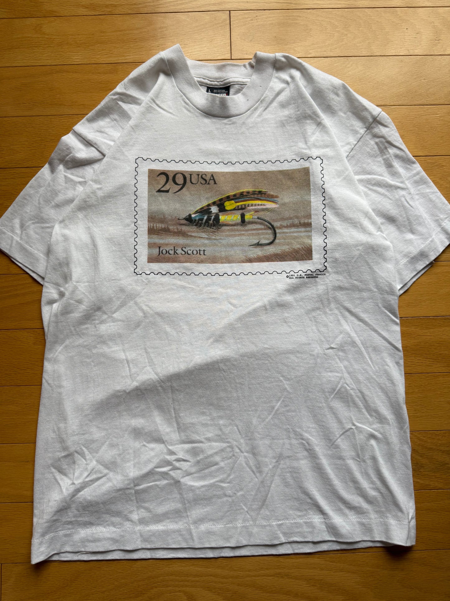 Vintage Jock Scott Fly Stamp Tee