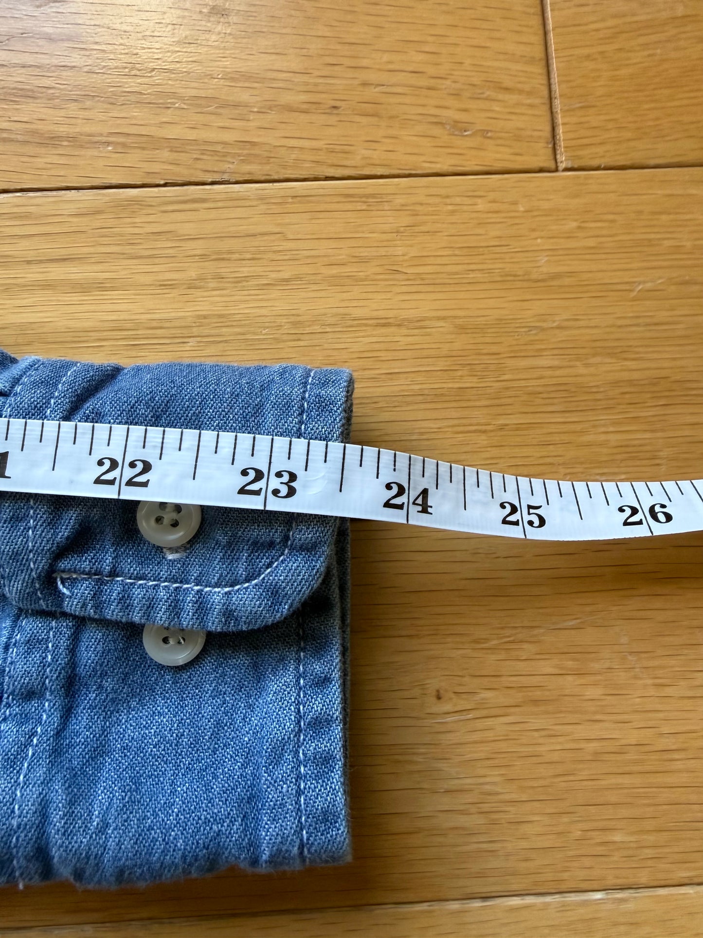 Vintage Wasatch Denim Fish On Shirt