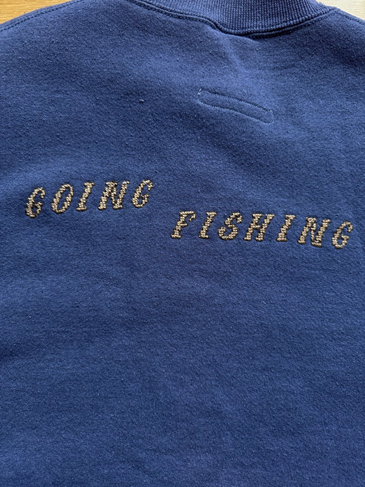 Vintage Russel Stitched Rainbow Trout Crewneck