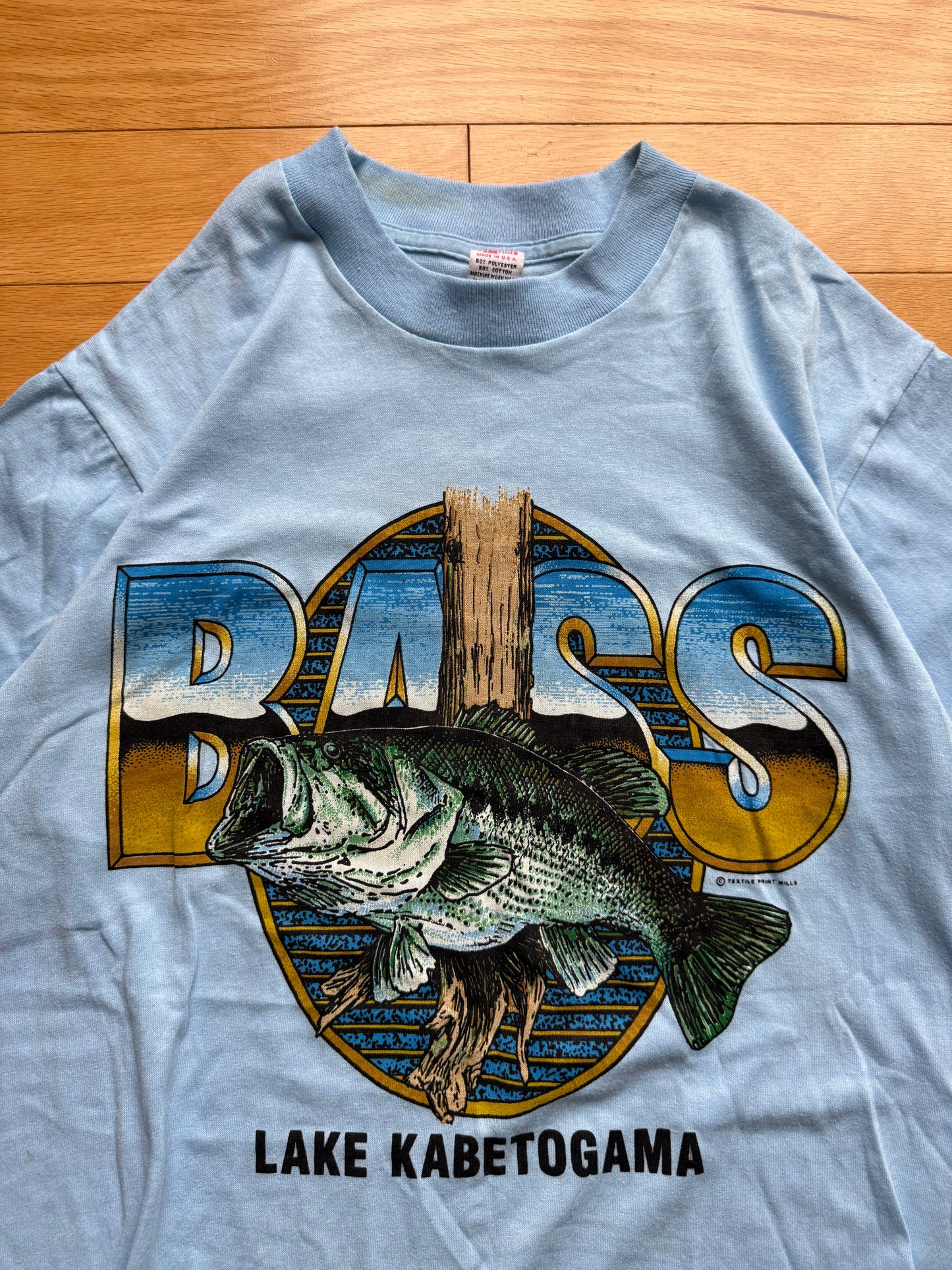 Vintage Lake Kabetogama Bass Tee