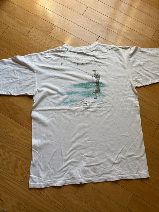Vintage Britches Fly Fishing Tee. Size XL