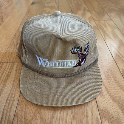 Vintage Whitetail Corduroy Hat