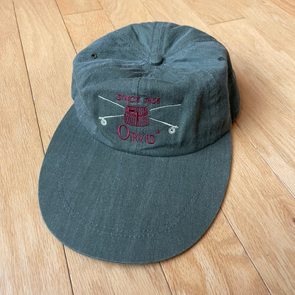 Vintage Orvis Logo Long Bill Hat
