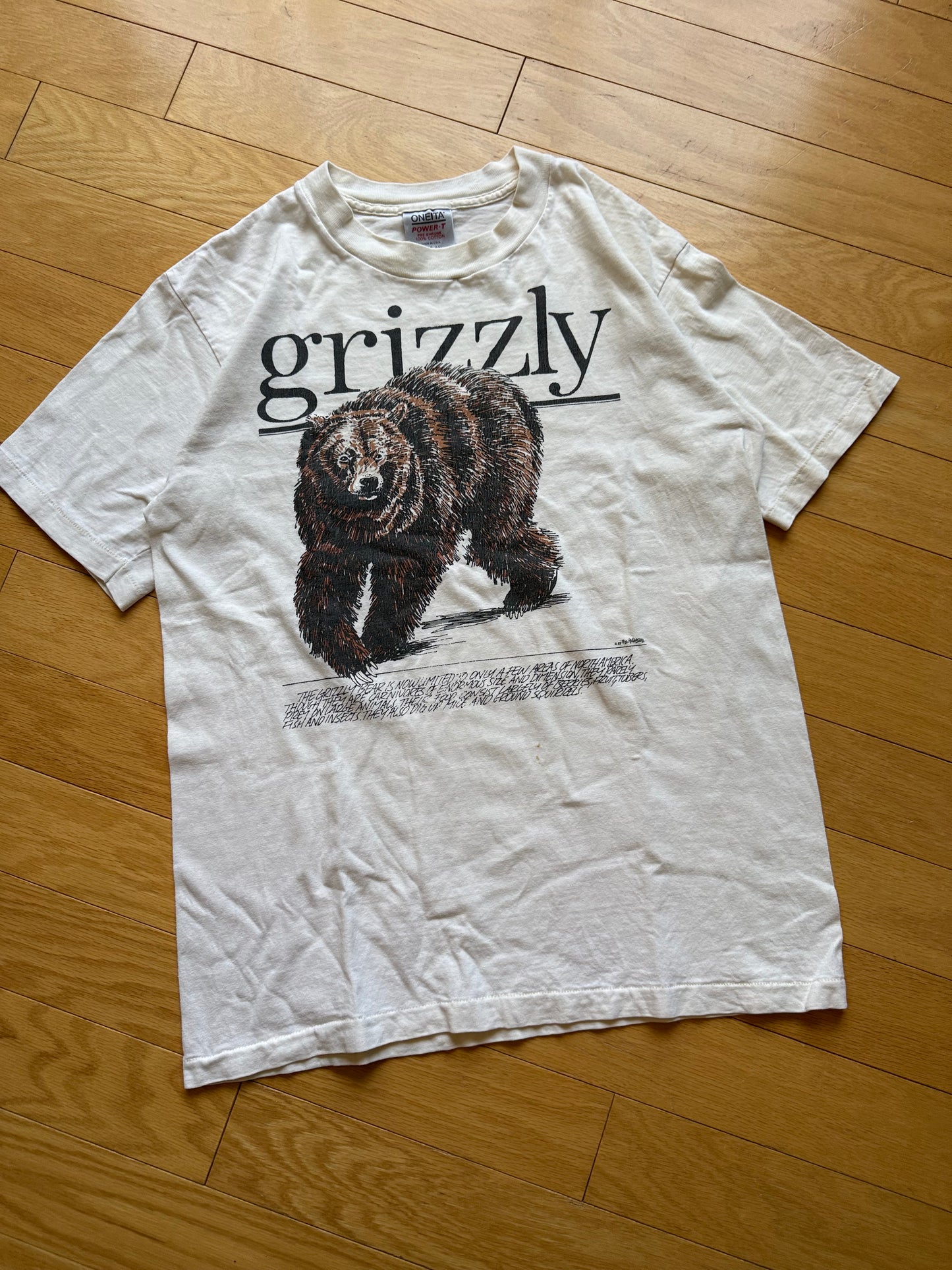 Vintage Wildside Grizzly Tee. Size L