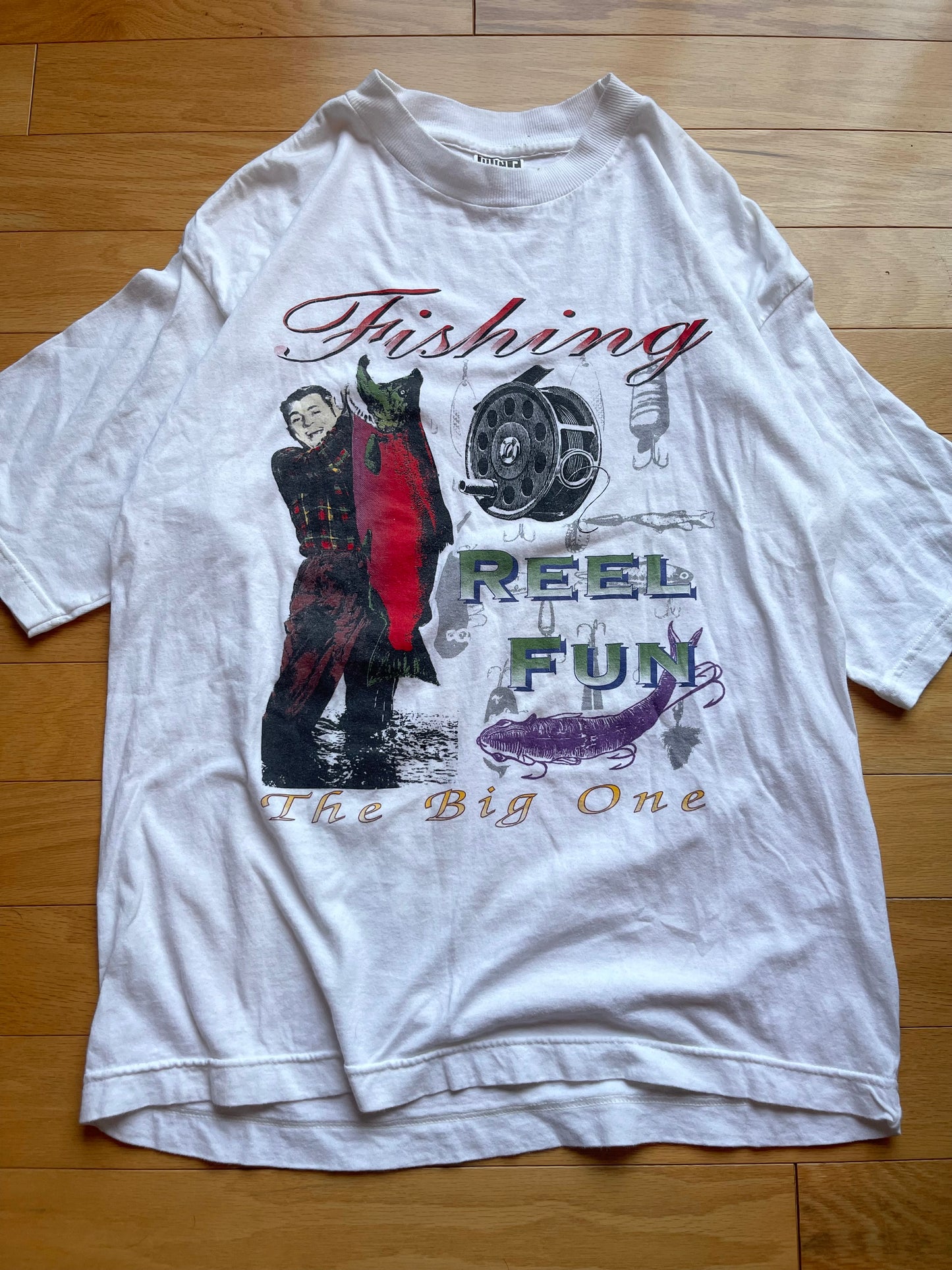 Vintage Bugle Boys Reel Fun Fishing Tee
