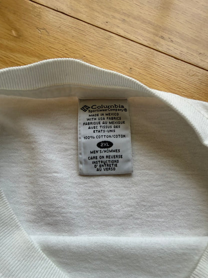 Vintage Columbia Picking Off The Menu Long Sleeve Tee. Size XXL