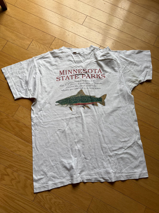Vintage Minnesota State Parks Brook Tee. Size XL