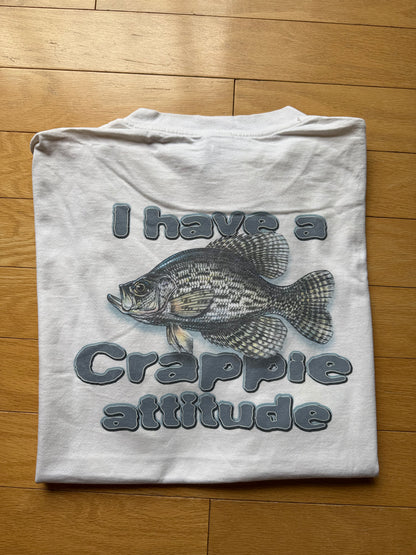 Vintage Columbia Crappie Attitude Tee. Size XL
