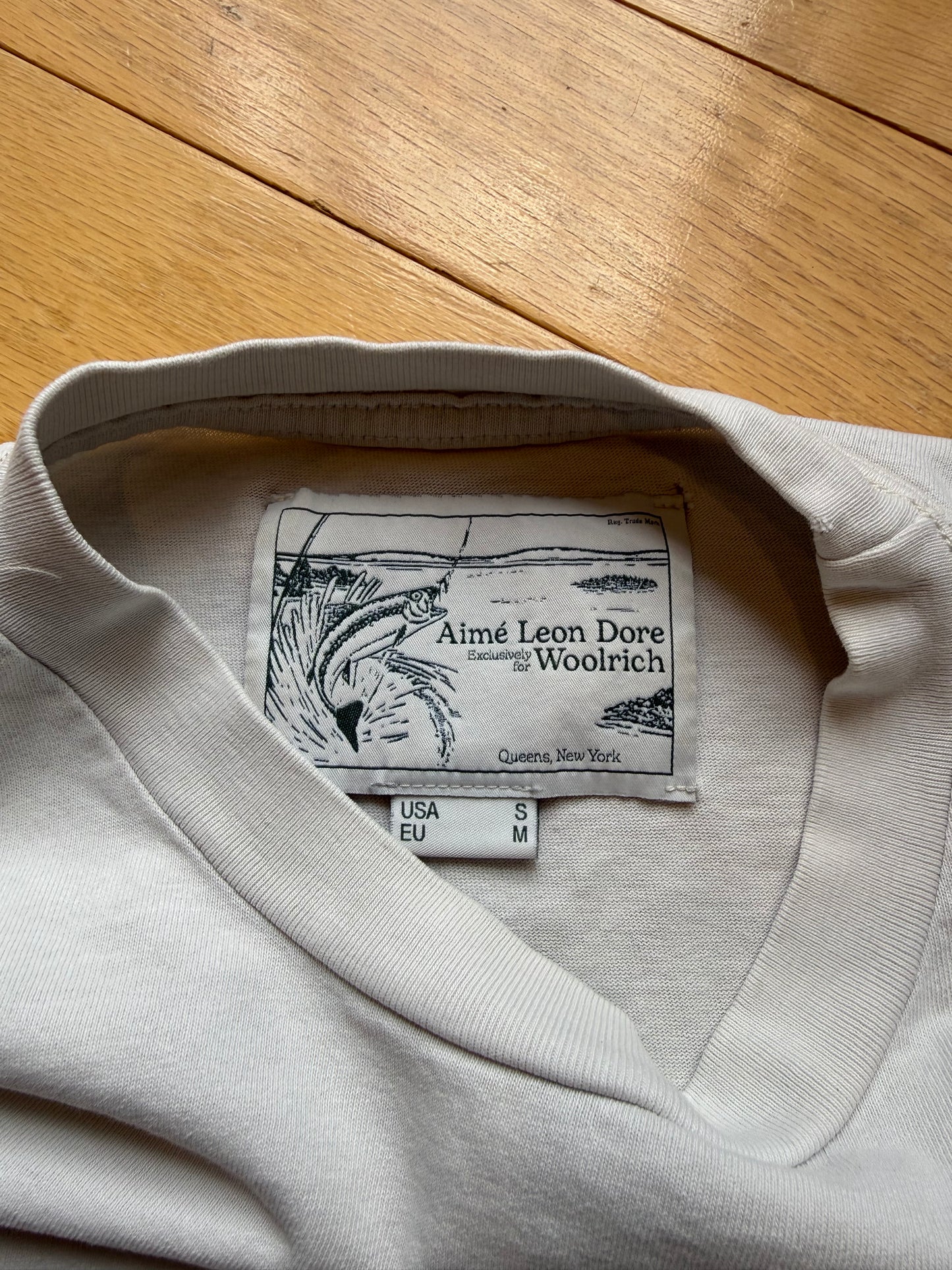 Aimé Leon Dore x Woolrich Tee. Size M