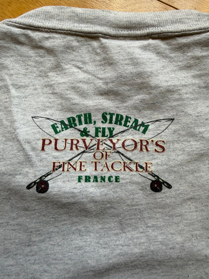 Vintage Earth, Stream & Fly Tee. Size L