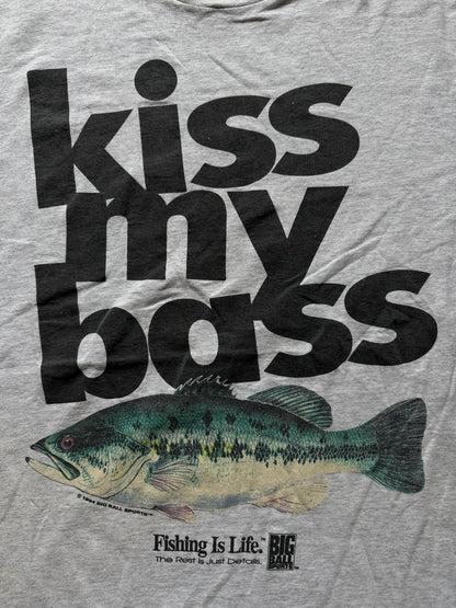 Vintage Kiss My Bass Tee. Size XXL