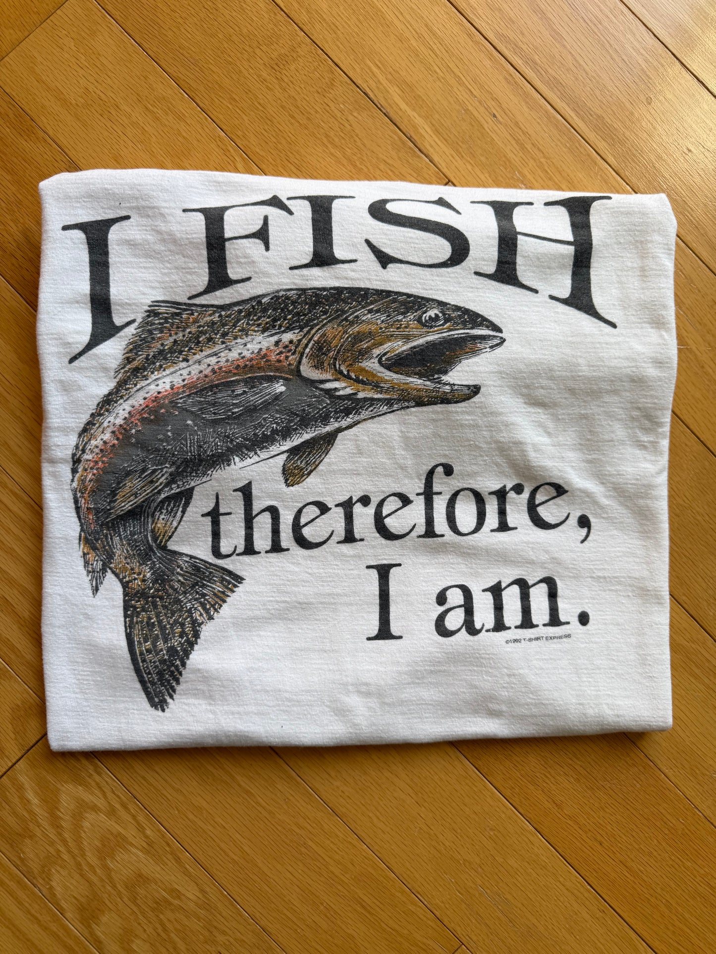 Vintage I Fish, Therefor I Am Tee