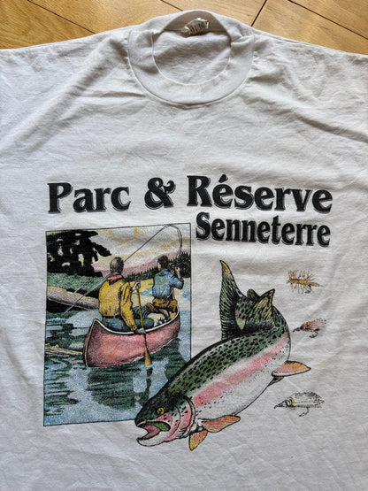 Vintage Canada Parc & Reserve Senneterre Tee. Size L