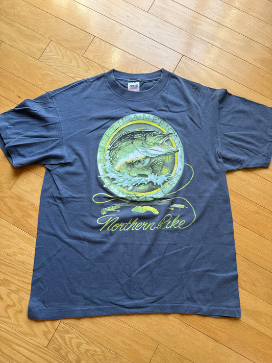Vintage Northern Pike Tee. Size L