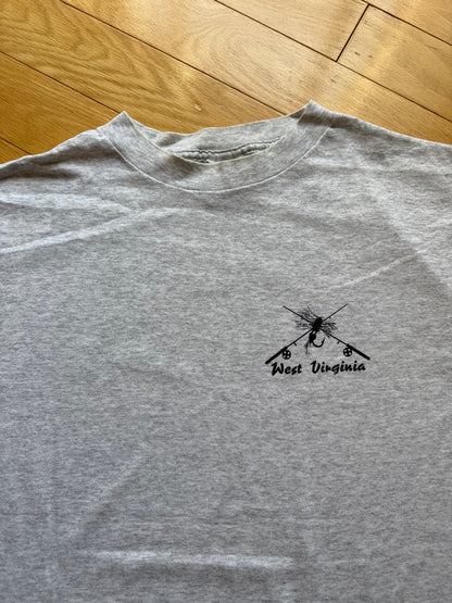 Vintage West Virginia Rainbow Trout Tee. Size L