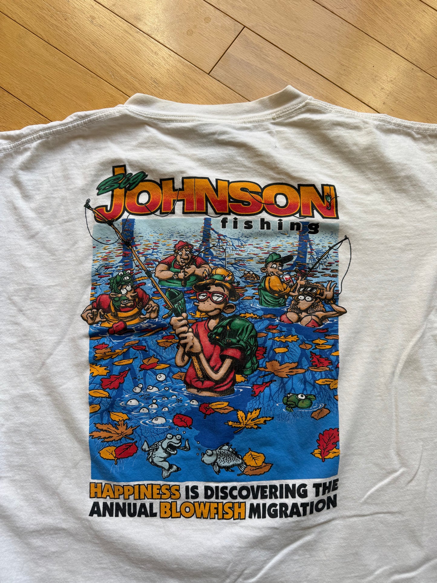 Vintage Big Johnson Blow Fish Migration Tee