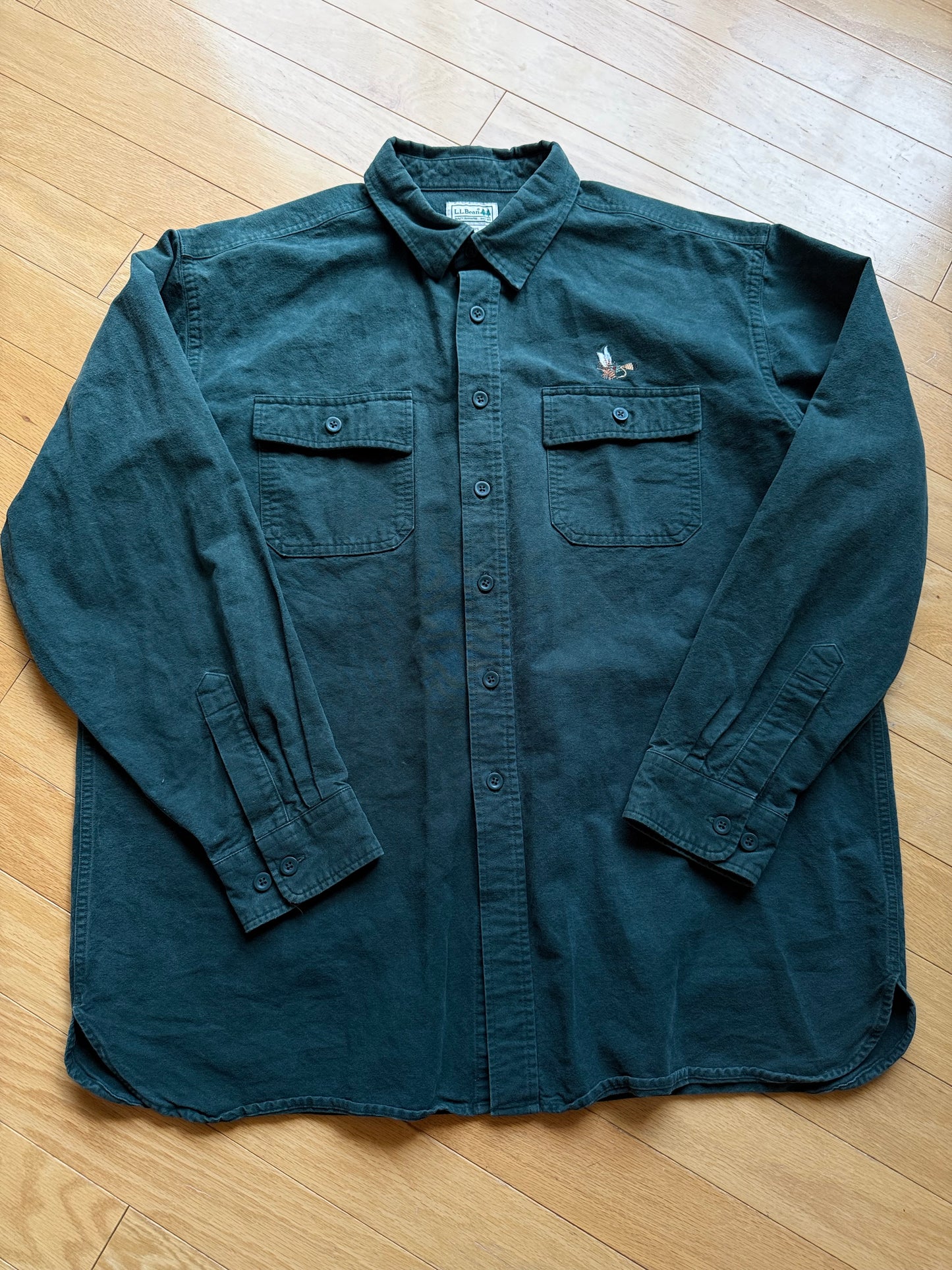 Vintage L.L. Bean Chamois Shirt. Size XL