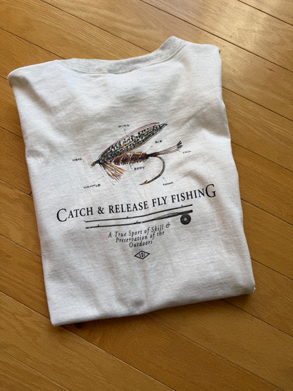 Vintage Cutter & Buck Catch & Release Tee. Size XL