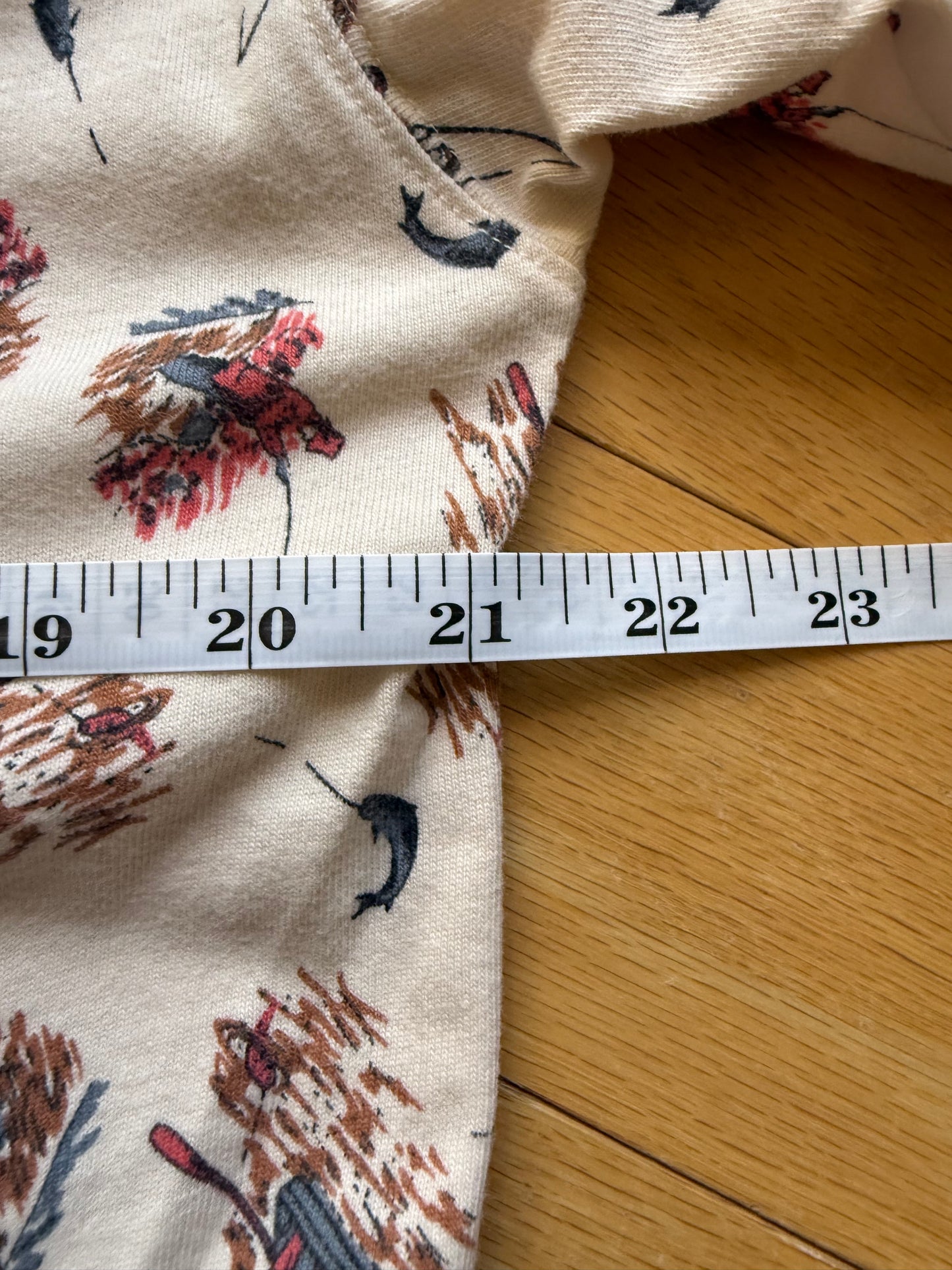 Vintage Pendleton Fisherman Print Polo. Size M
