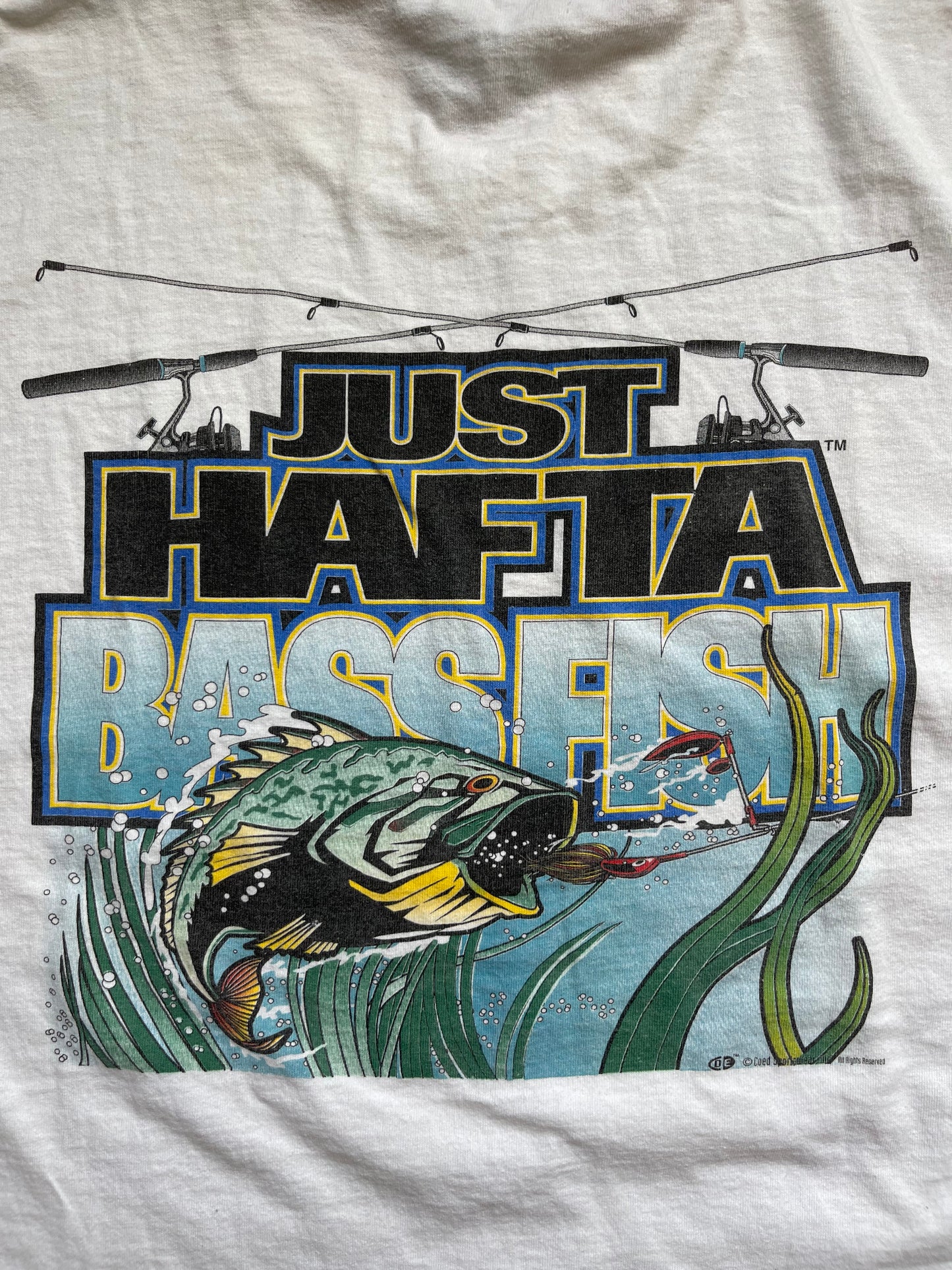 Vintage Just Hafta Fish Tee