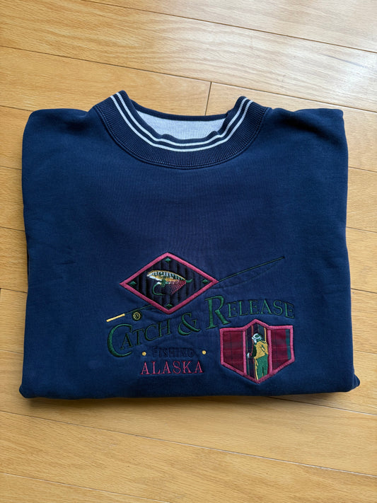 Vintage Gear Catch & Release Crewneck