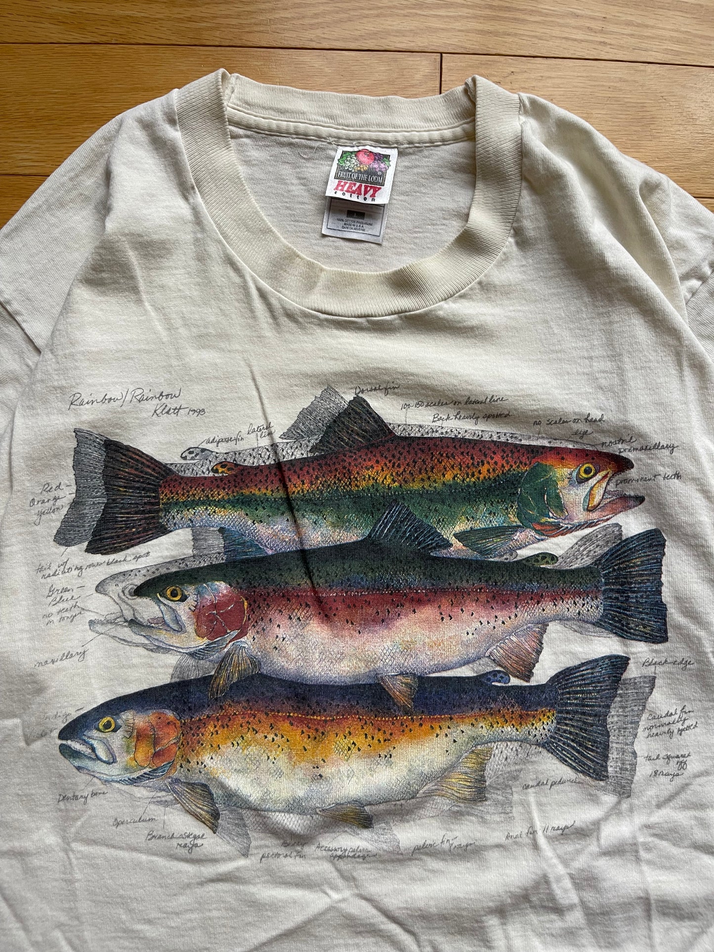 Vintage Trout Notes Tee