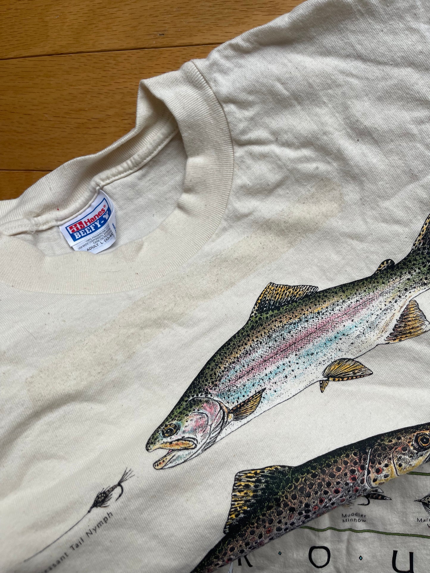 Vintage Liberty Graphics Alan James Robinson Trout Tee