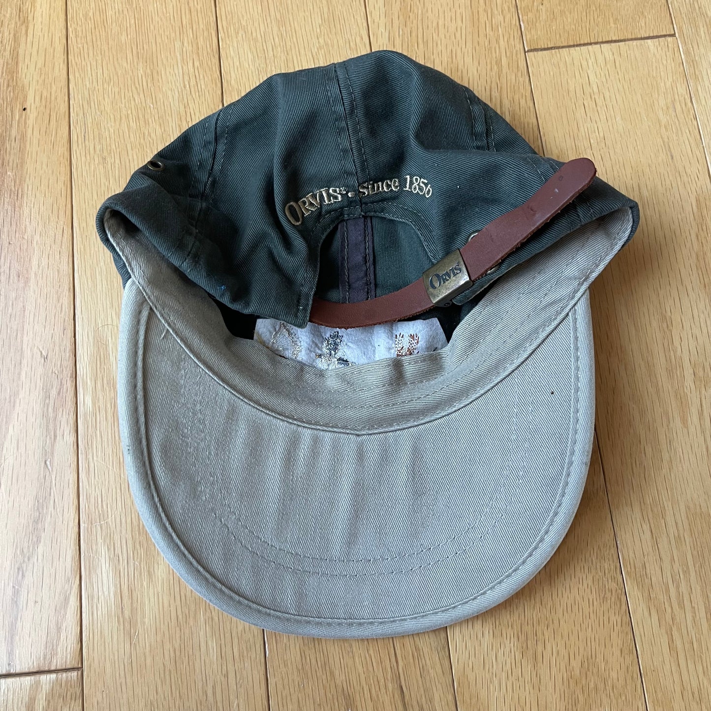 Vintage Orvis Embroidered Flies Hat