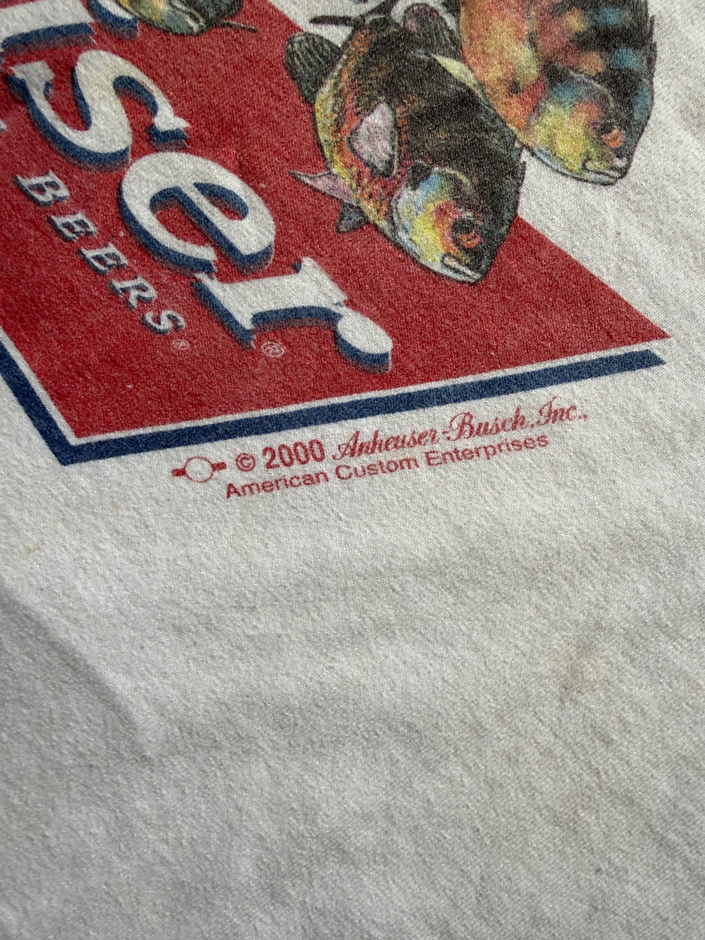 Vintage Budweiser Frog Bite Tee. Size XXL