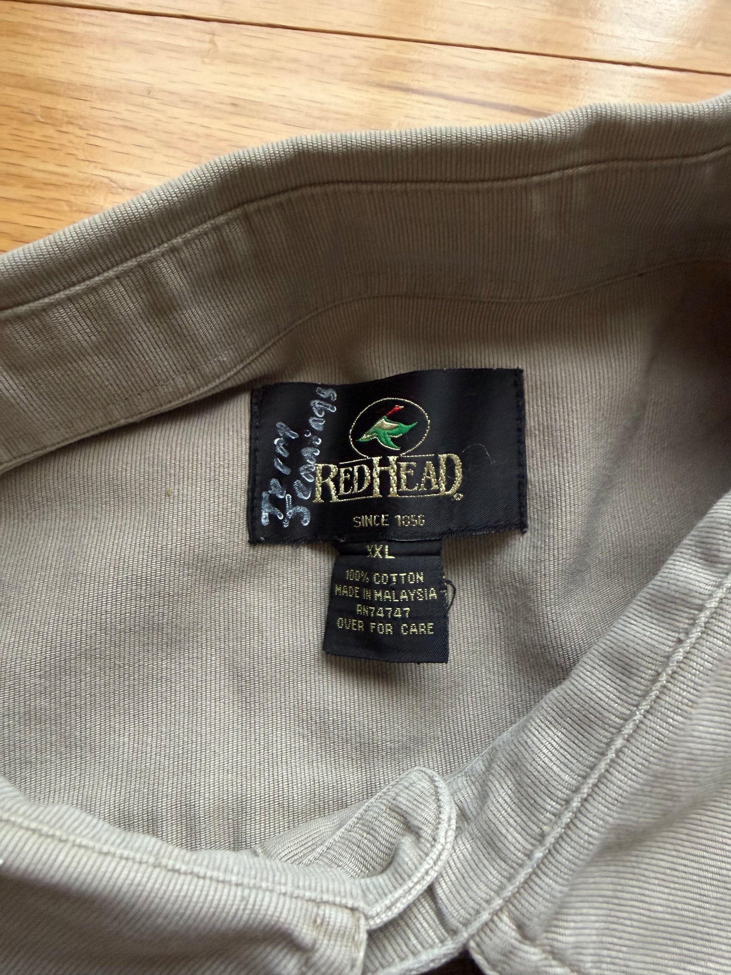 Vintage Redhead Embroidered Bass Shirt