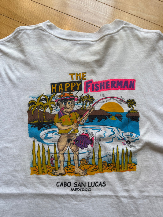 Vintage The Happy Fisherman Tee