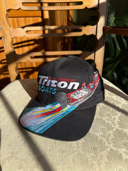Vintage Triton Embroidered Hat
