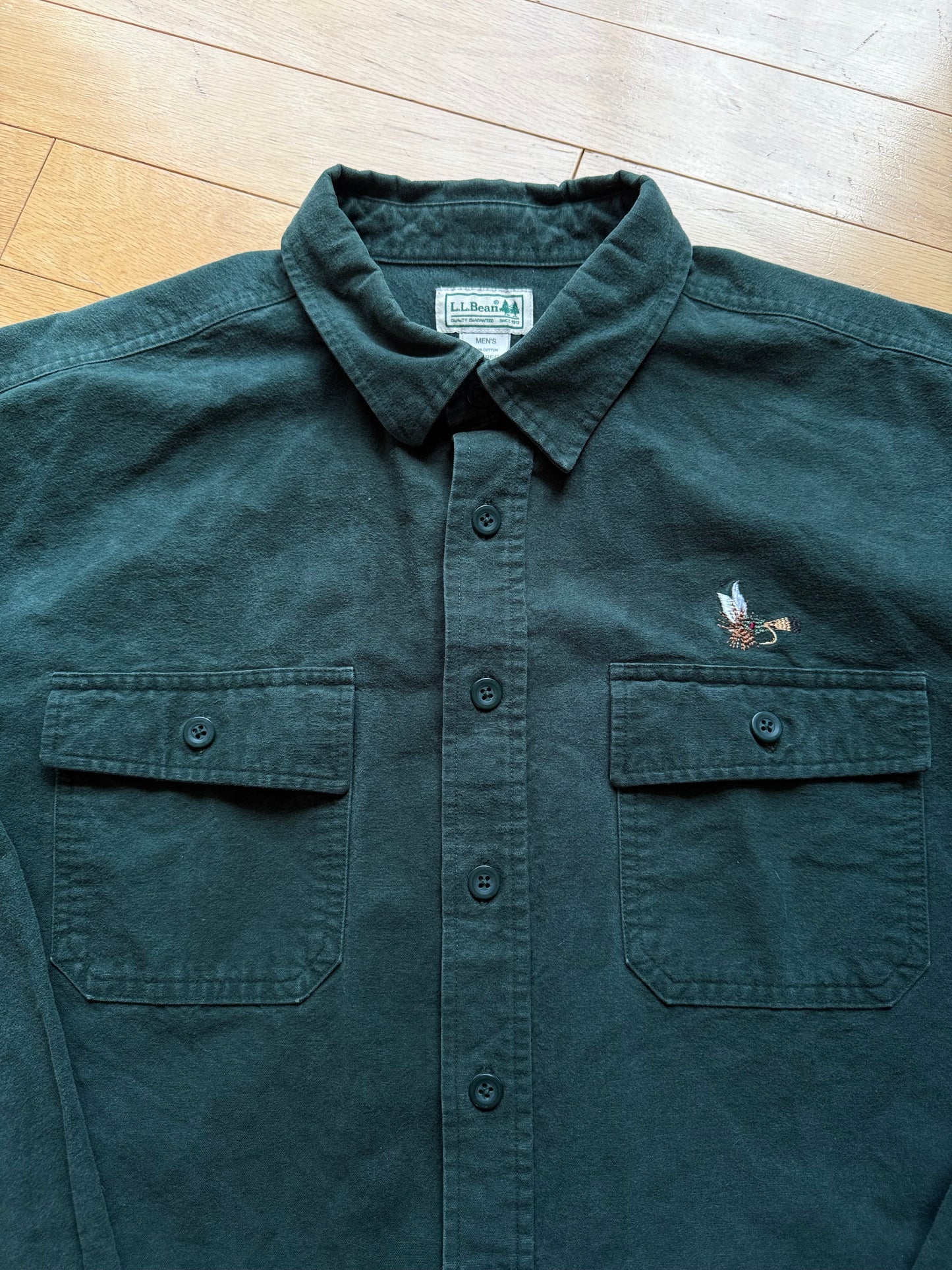 Vintage L.L. Bean Chamois Shirt. Size XL