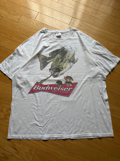 Vintage Budweiser Frog Bite Tee. Size XXL