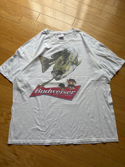 Vintage Budweiser Frog Bite Tee. Size XXL