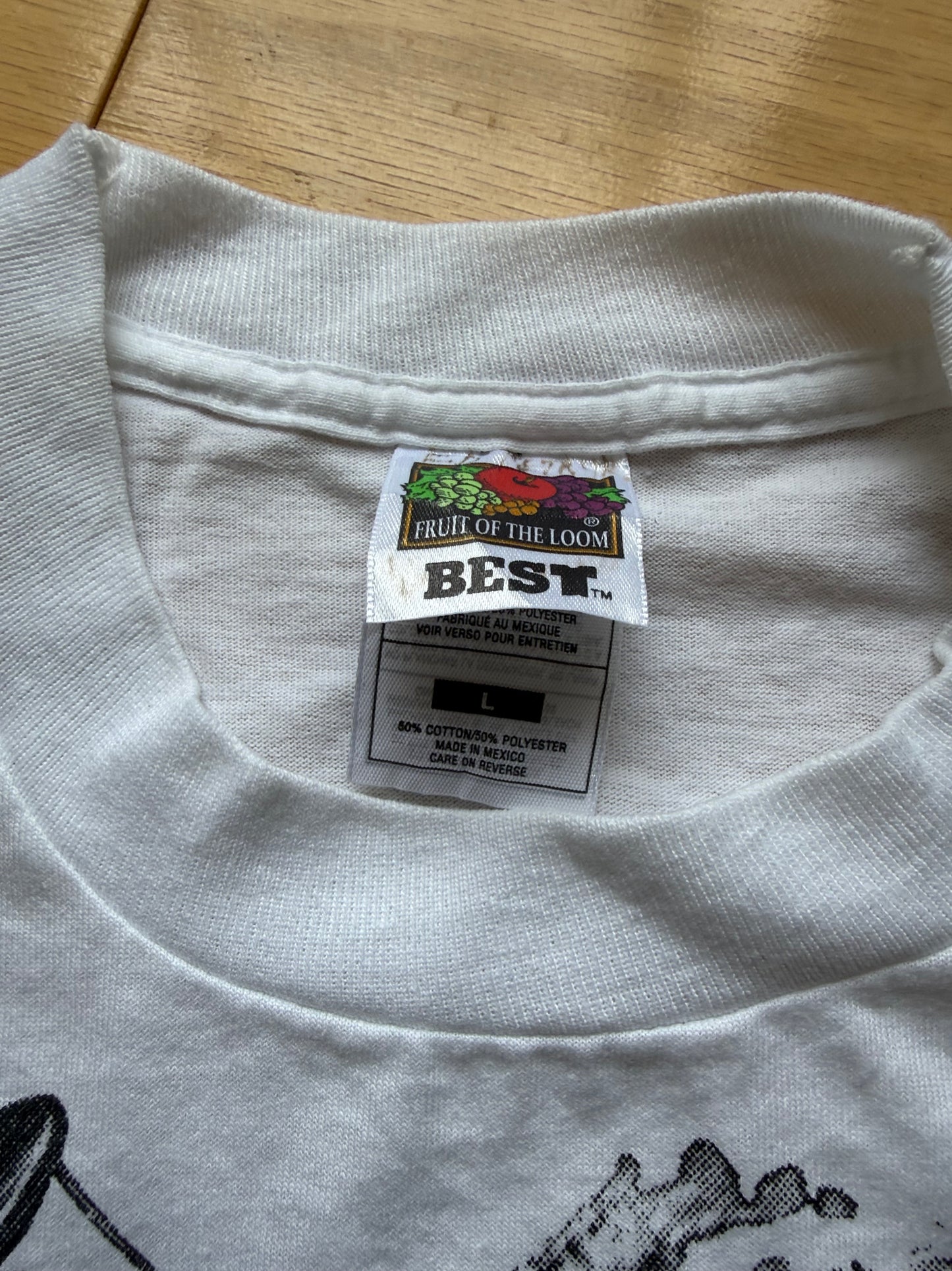 Vintage AOP Bass Tee. Size L