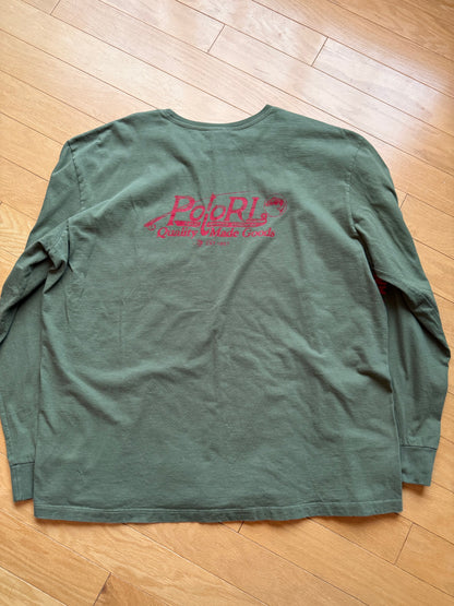 Vintage Polo Catch & Release Long Sleeve Tee. Size XL