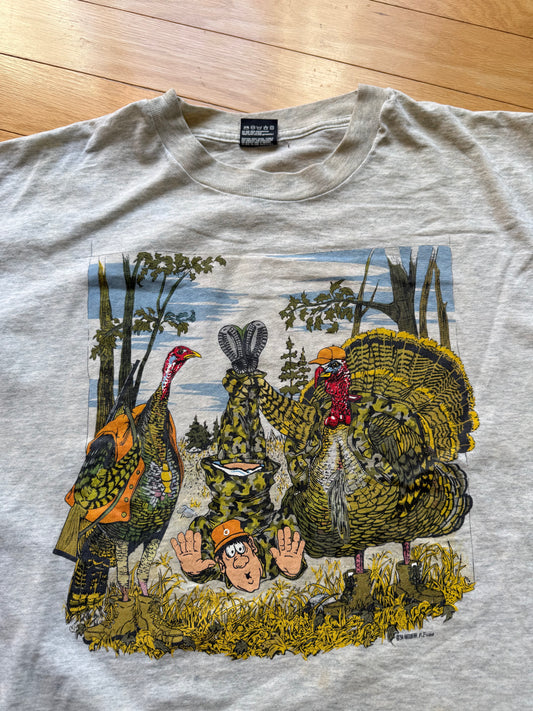 Vintage Reverse Turkey Hunting Tee
