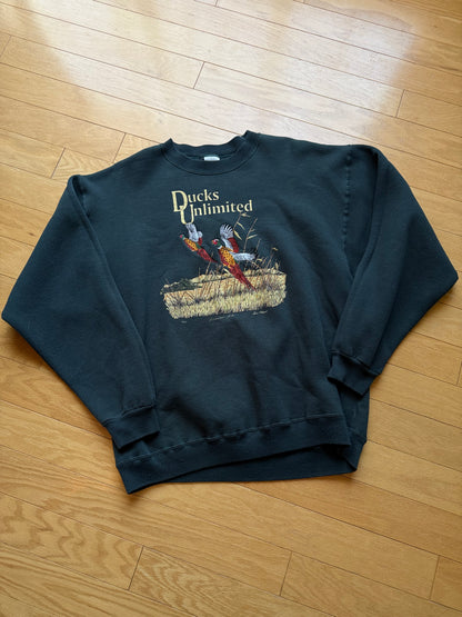 Vintage Ducks Unlimited Pheasant Crewneck. Size L