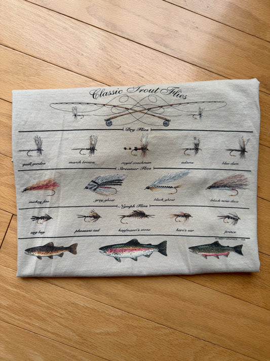 Vintage Classic Trout Flies Tee