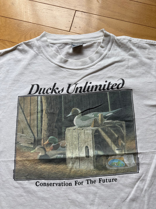 Vintage Ducks Unlimited Care for the Future Tee. Size XL