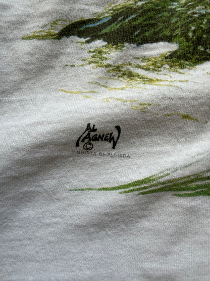 Vintage Al Agnew Rainbow Trout Tee. Size XXL