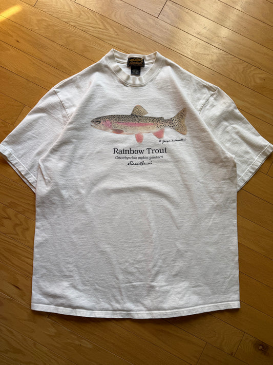 Vintage Eddie Bauer Joseph Tomelleri Rainbow Trout Tee