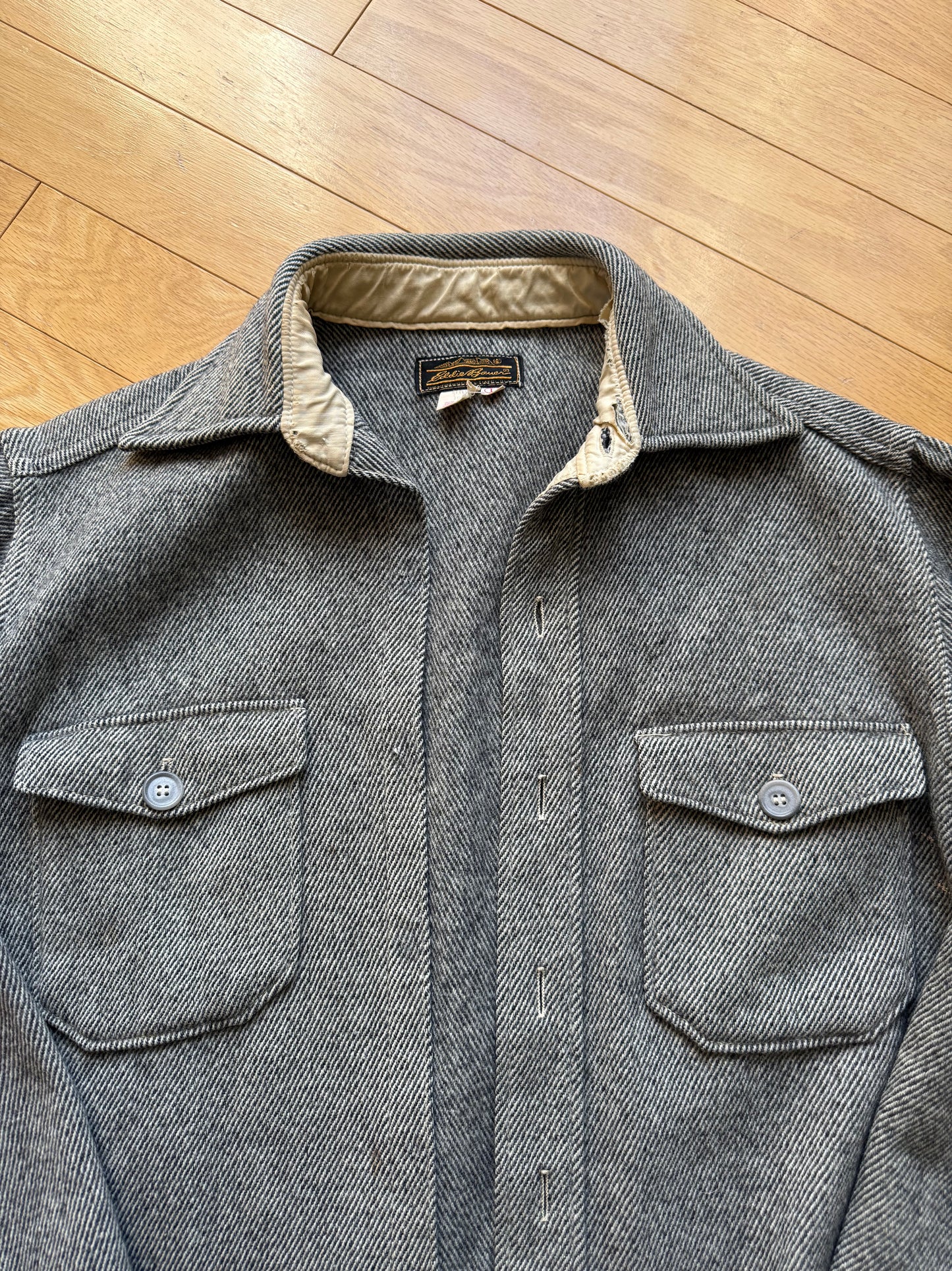 Vintage Eddie Bauer Wool Shirt. Size L