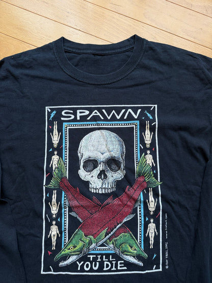 Vintage Ray Troll Spawn Till You Die Tee. Size L