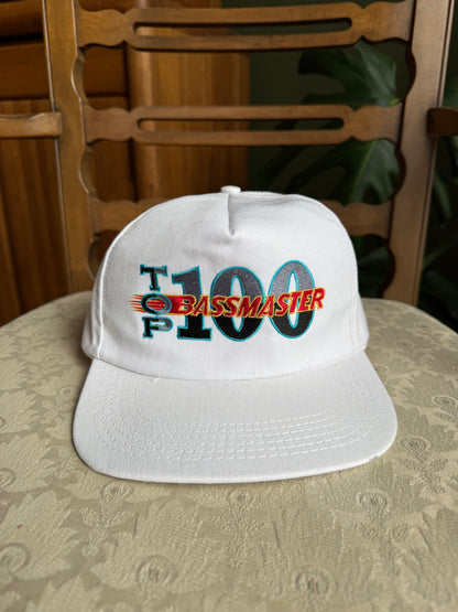Vintage Top 100 Bass Master Snapback Hat
