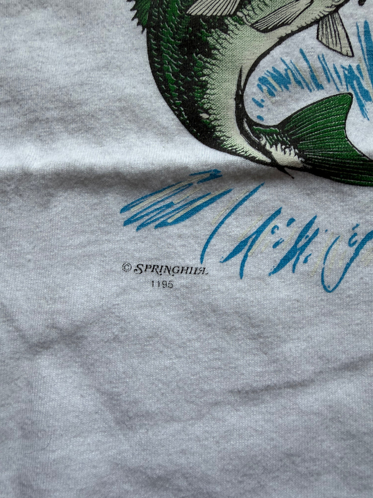 Vintage Go Ahead Basshole Tee. Size XL
