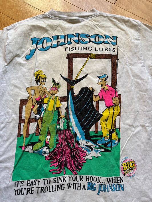 Vintage Big Johnson Easy To Sink Your Hook Tee